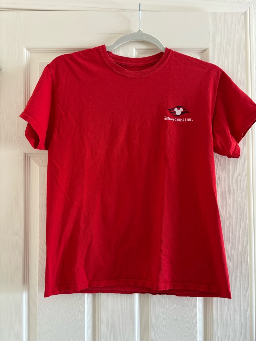 Disney Red Cruise Line Captain Hook Short Sleeve Tee